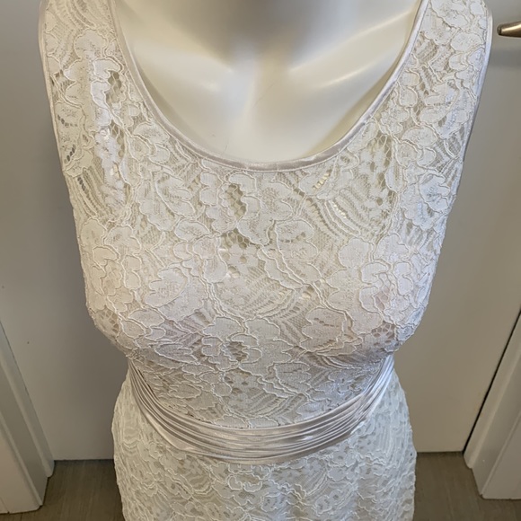 NINA AUSTIN ivory lace dress - Picture 4 of 15